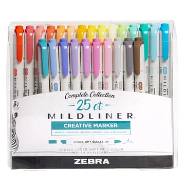 Zebra Mildliner Highlighters