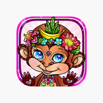 Nature Coloring Books Monkey Lion Pages for Adults
