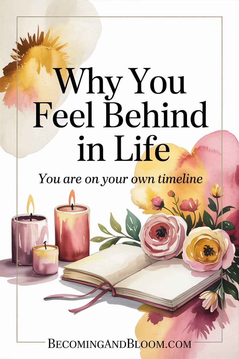 Why You Feel Behind in Life — You are on your own timeline | BecomingandBloom.com